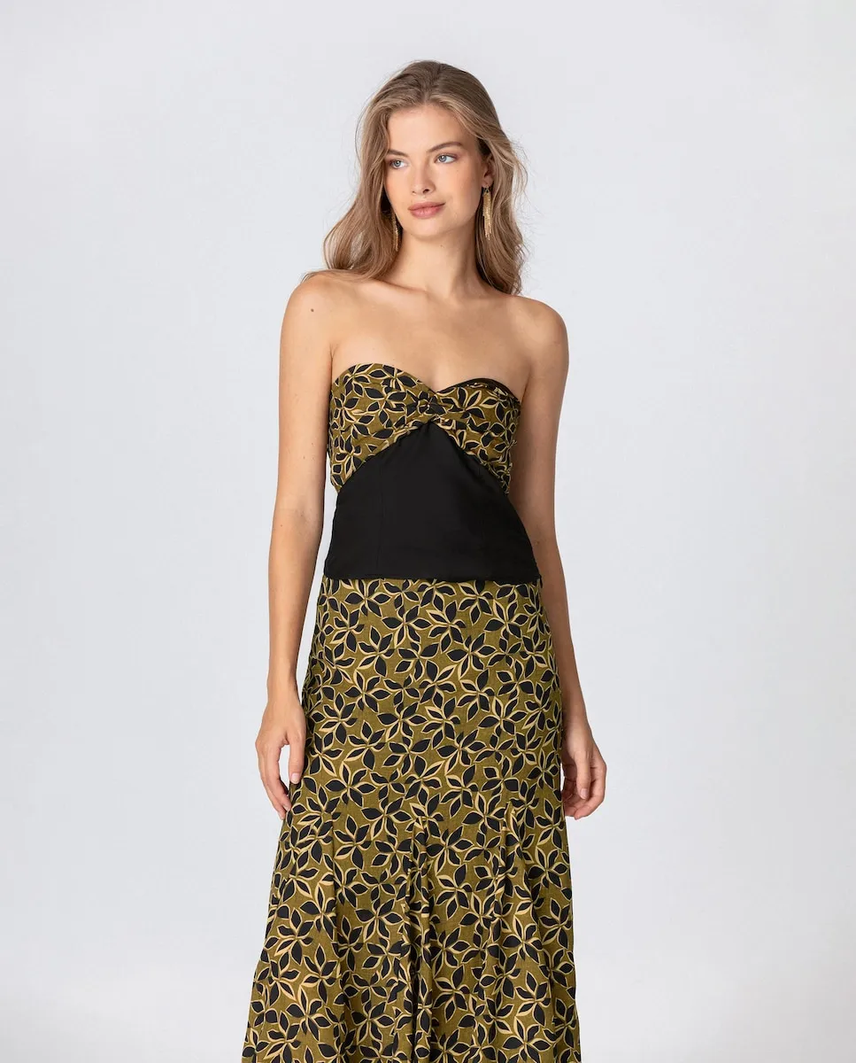 Женский топ на одно плечо с узлом Noon, черный/желтый
Женский топ на одно плечо с узлом Noon, черный/желтый