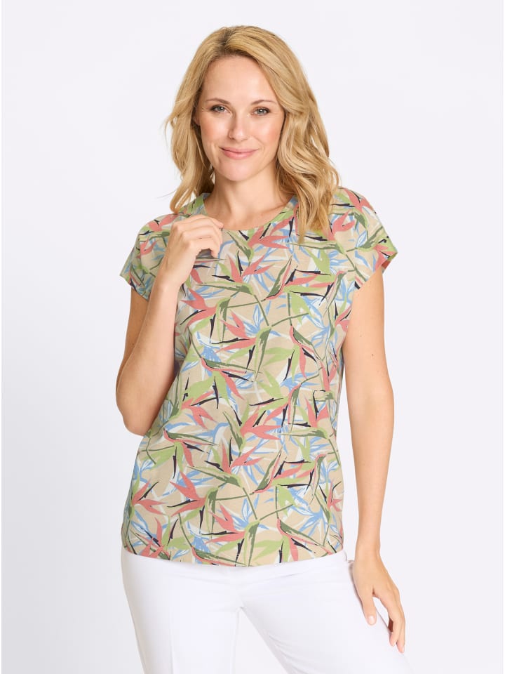 Рубашка с короткими рукавами с принтом песочного и хаки Sieh an!
Рубашка с короткими рукавами с принтом песочного и хаки Sieh an!