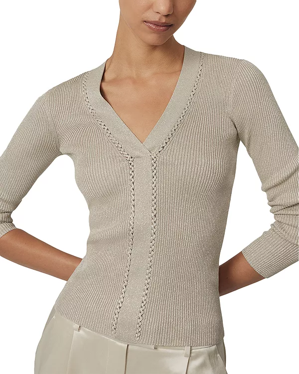 Топ Lula с металлизированной строчкой Reiss, бежевый
Топ Lula с металлизированной строчкой Reiss, бежевый