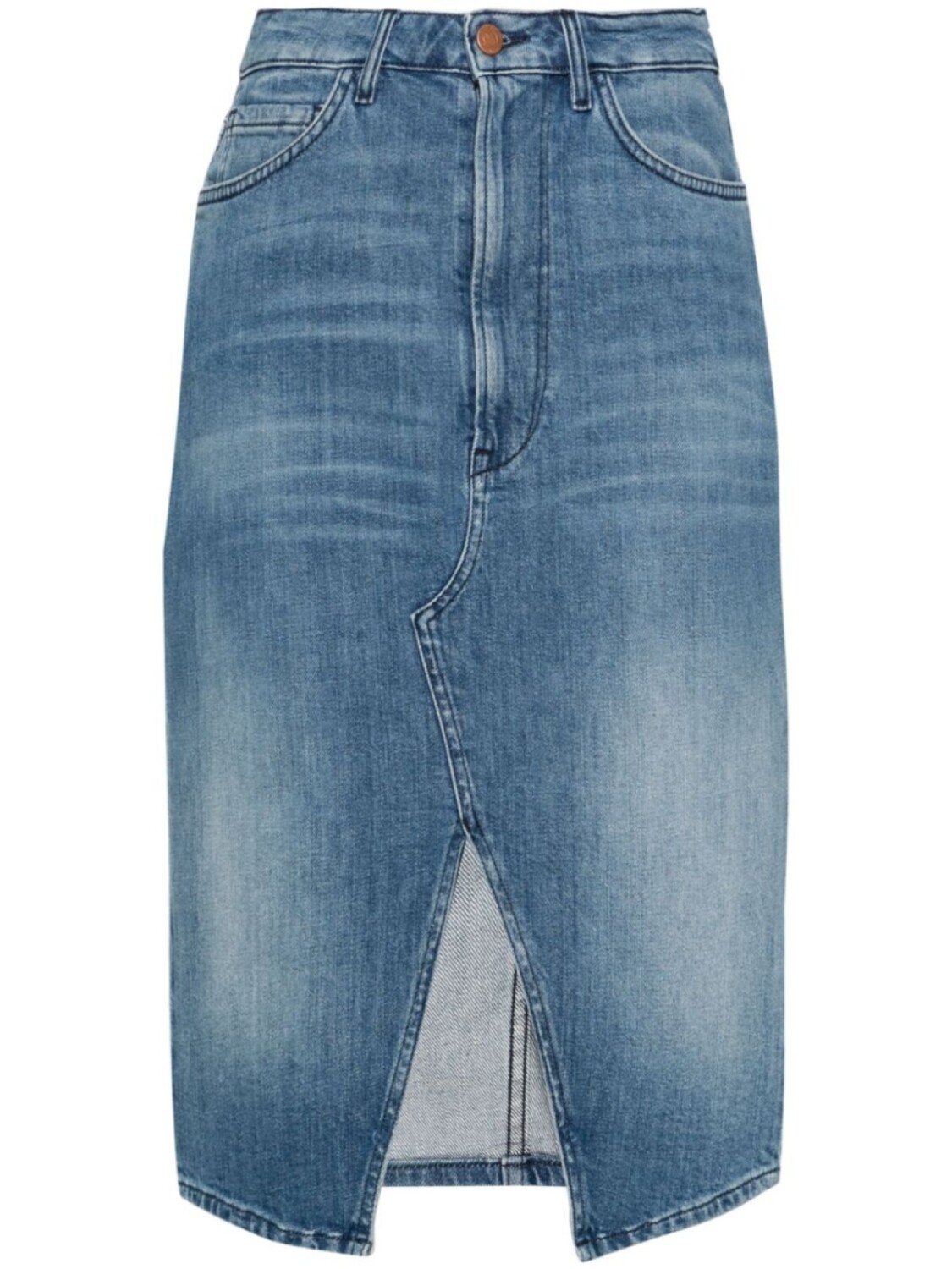 Джинсовая юбка миди Elizabella 3x1, синий
Джинсовая юбка миди Elizabella 3x1, синий