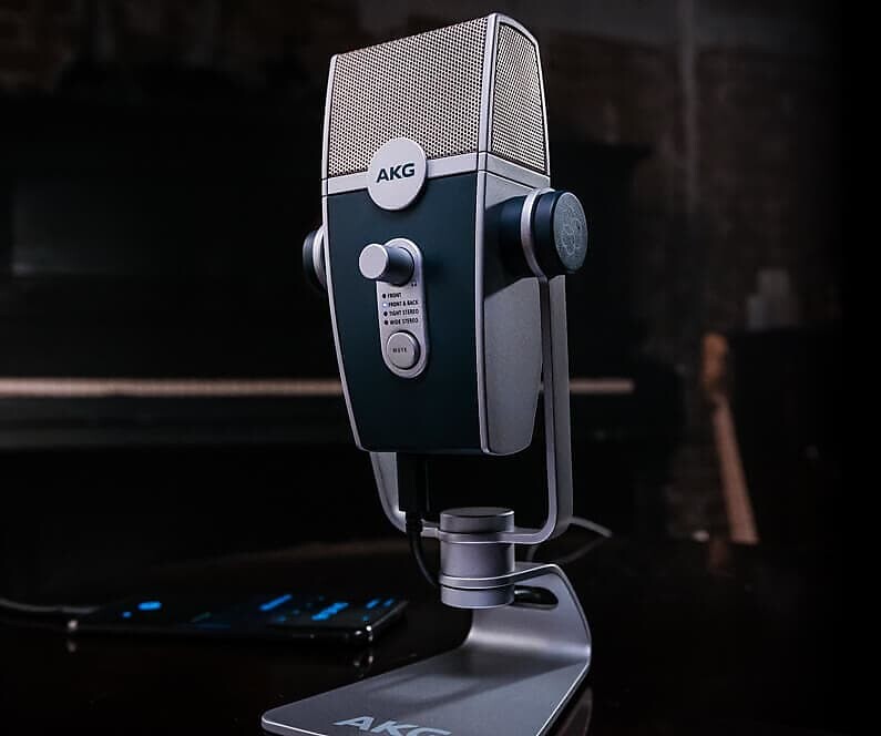 Микрофон AKG Lyra Multipattern USB Condenser Microphone
Микрофон AKG Lyra Multipattern USB Condenser Microphone