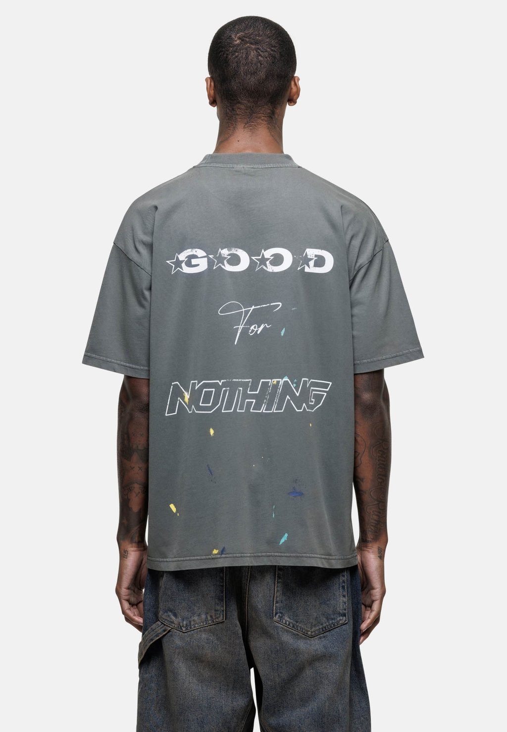 Футболка с принтом NEVAGRY Good For Nothing, серый
Футболка с принтом NEVAGRY Good For Nothing, серый