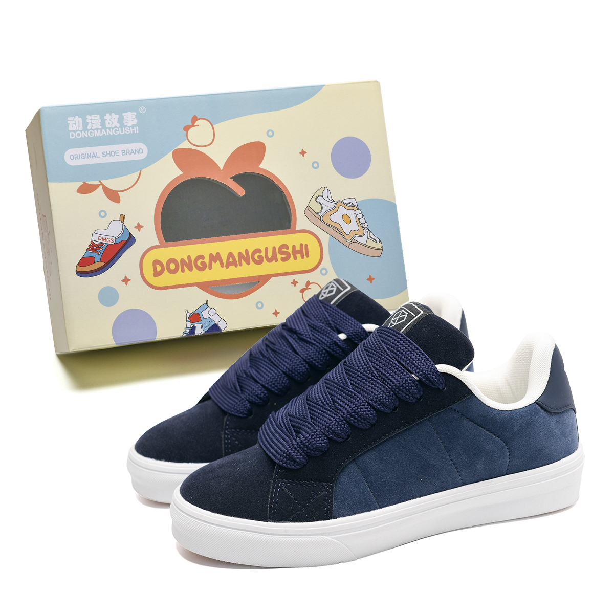 Anime story Скользоустойчивые, износостойкие, легкие, дышащие лоу-топ скейтборд-кроссовки унисекс — темно-синие, цвет Navy Blue
Anime story Скользоустойчивые, износостойкие, легкие, дышащие лоу-топ скейтборд-кроссовки унисекс — темно-синие, цвет Navy Blue