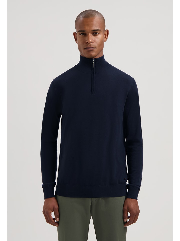 Темно-синий шерстяной свитер DSTREZZED
Темно-синий шерстяной свитер DSTREZZED