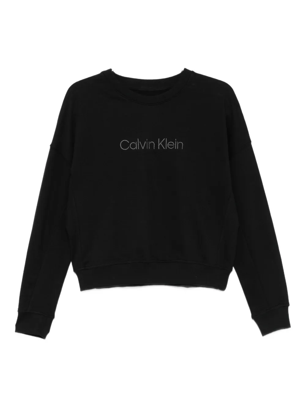 Свитер с вышитым логотипом Calvin Klein, черный
Свитер с вышитым логотипом Calvin Klein, черный