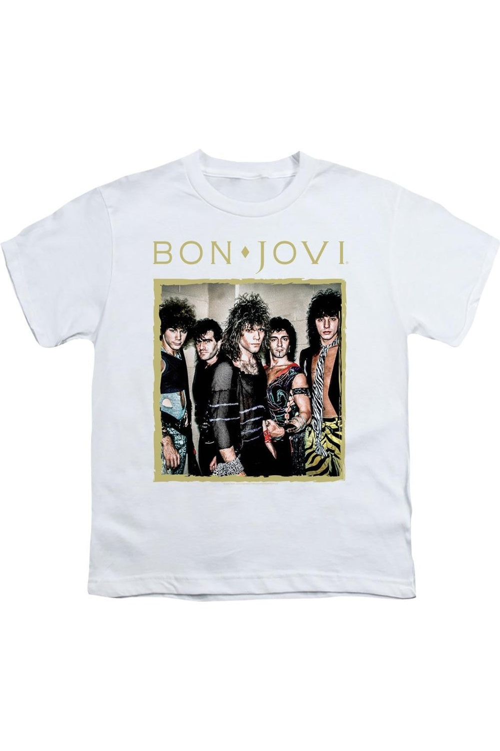 Футболка Bon Jovi с коротким рукавом для подростков в рамке Gildan, белый
Футболка Bon Jovi с коротким рукавом для подростков в рамке Gildan, белый