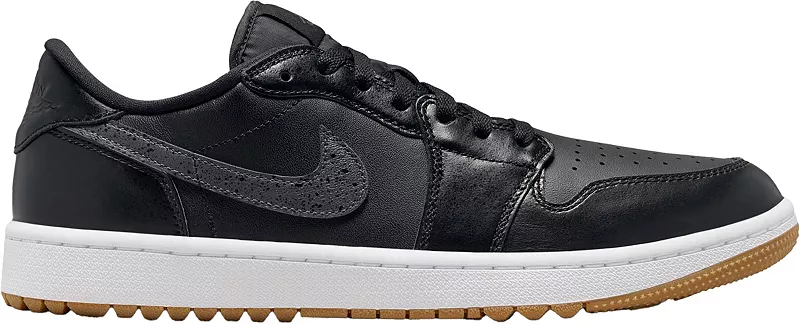Мужские кроссовки для гольфа Air Jordan 1 Low G, черный/антрацит
Мужские кроссовки для гольфа Air Jordan 1 Low G, черный/антрацит