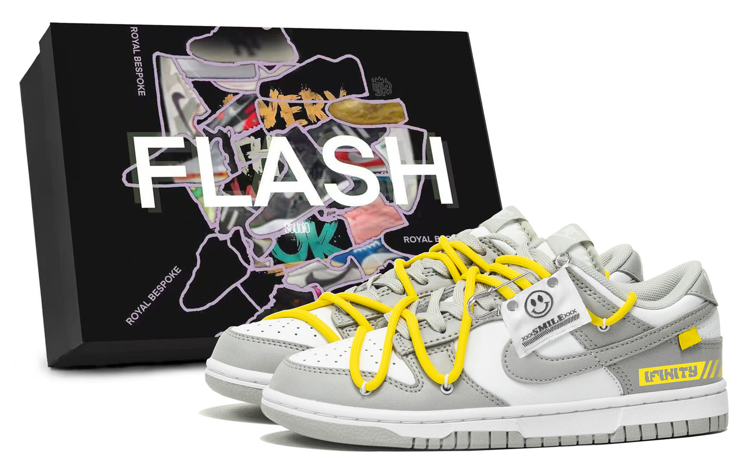 Nike Данк дымовая сигнализация, в коробке устойчивые к истиранию лоу-топ скейтборд кроссовки унисекс серый - серый, цвет Gray
Nike Данк дымовая сигнализация, в коробке устойчивые к истиранию лоу-топ скейтборд кроссовки унисекс серый - серый, цвет Gray