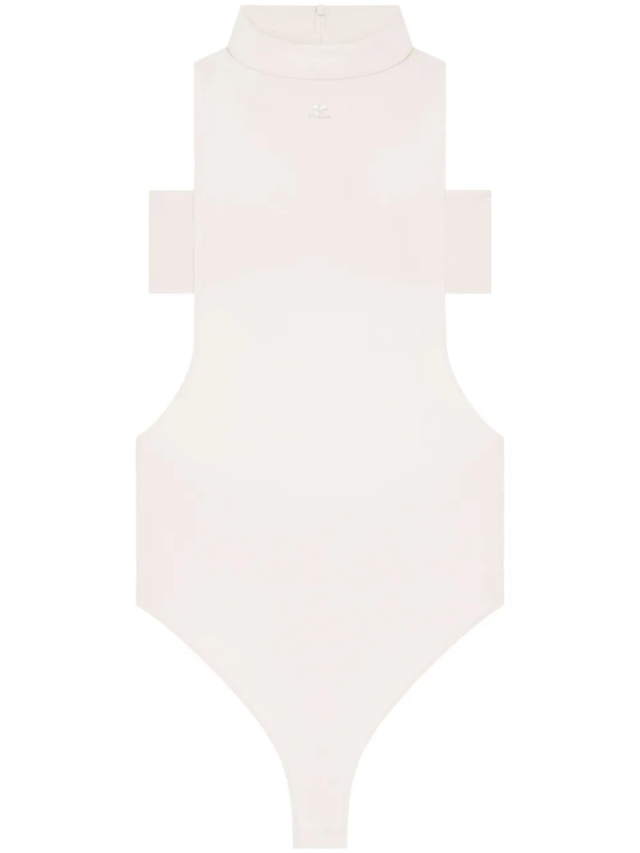 Топ с воротником-стойкой Courrèges, нейтральный
Топ с воротником-стойкой Courrèges, нейтральный