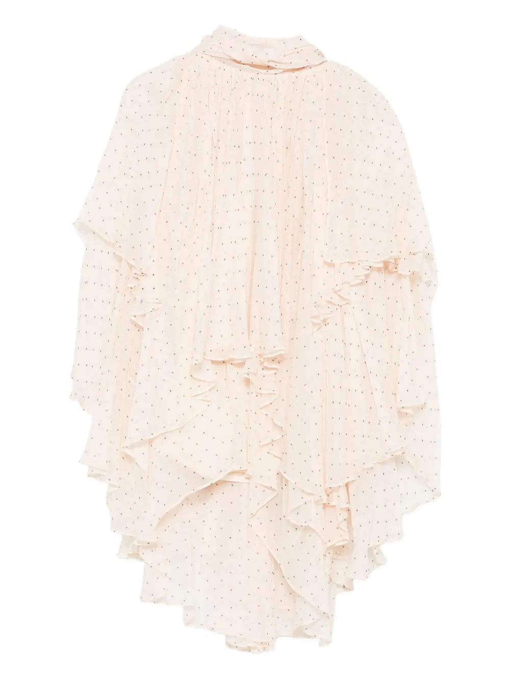 Плиссированная блузка в горошек ZIMMERMANN, нейтральный
Плиссированная блузка в горошек ZIMMERMANN, нейтральный