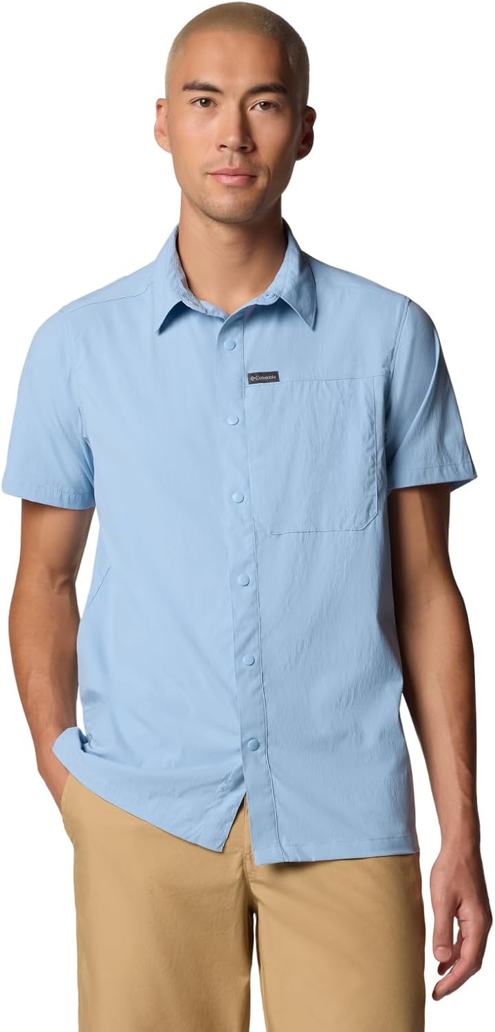 Columbia мужская рубашка Sage Peak с коротким рукавом, Ripple Blue
Columbia мужская рубашка Sage Peak с коротким рукавом, Ripple Blue