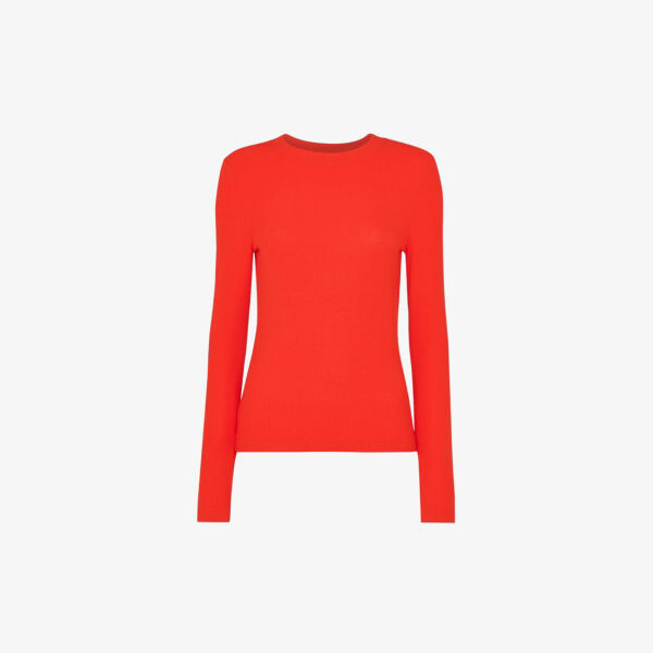 Джемпер эластичной вязки в рубчик с круглым вырезом Essential Whistles, красный
Джемпер эластичной вязки в рубчик с круглым вырезом Essential Whistles, красный