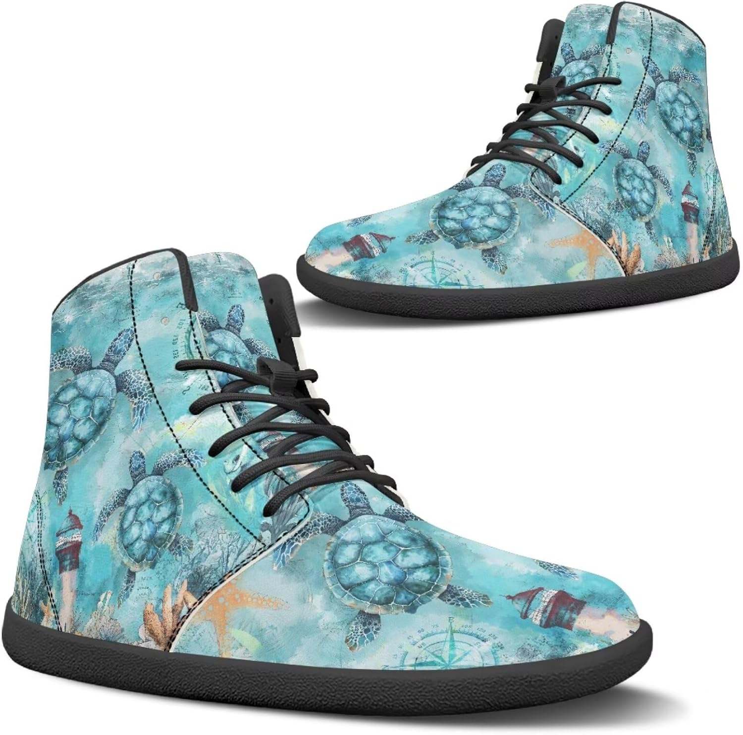 Высокие кроссовки Binienty из водонепроницаемой PU-кожи для женщин и мужчин с широким носком и эффектом босоногости, Retro Turtle
Высокие кроссовки Binienty из водонепроницаемой PU-кожи для женщин и мужчин с широким носком и эффектом босоногости, Retro Turtle