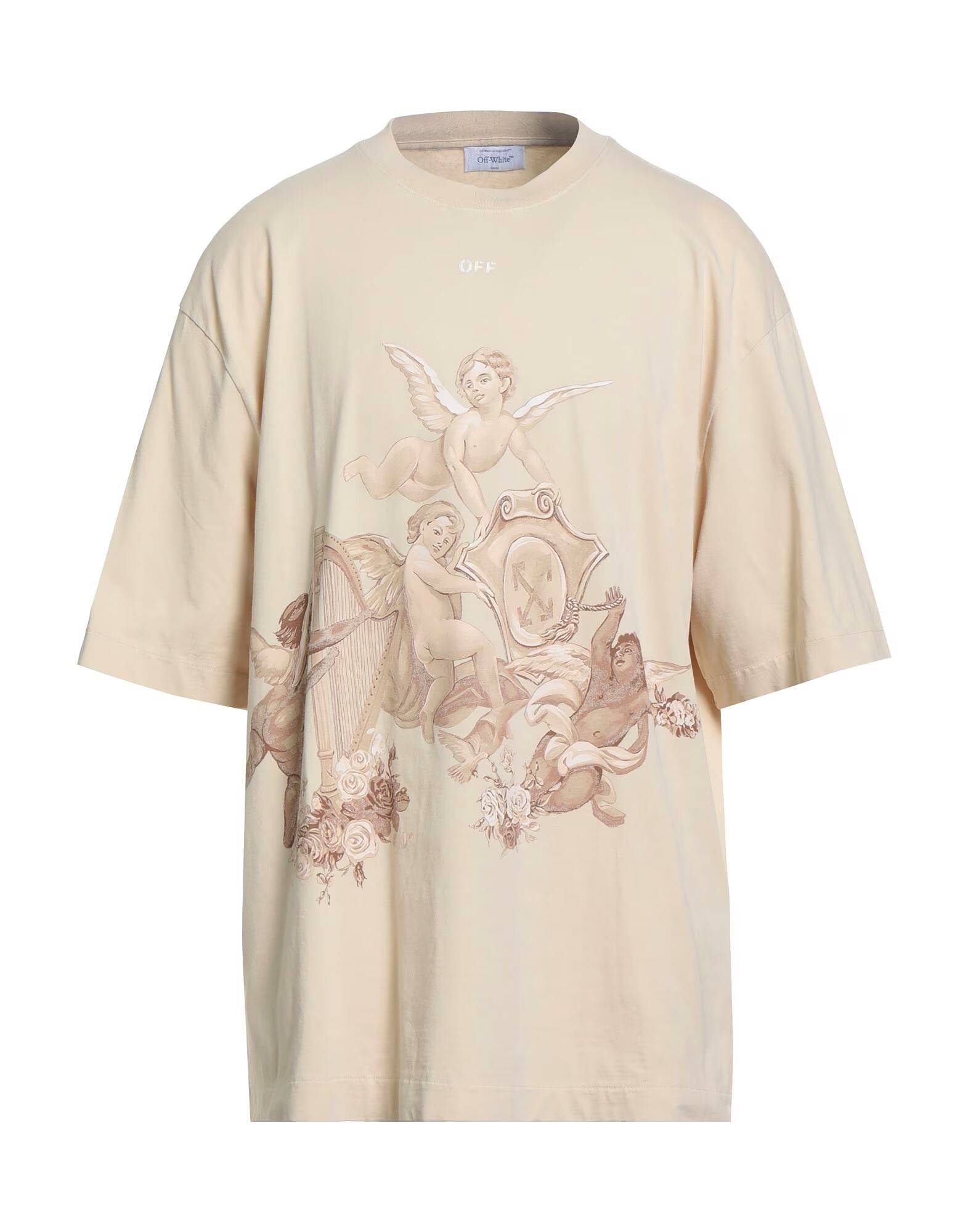 Футболка Off-White, бежевый
Футболка Off-White, бежевый