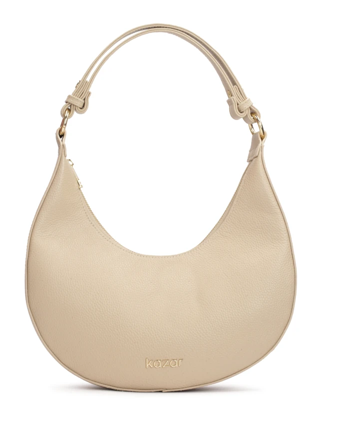 Кожаная сумочка необычной формы. Kazar, бежевый
Кожаная сумочка необычной формы. Kazar, бежевый