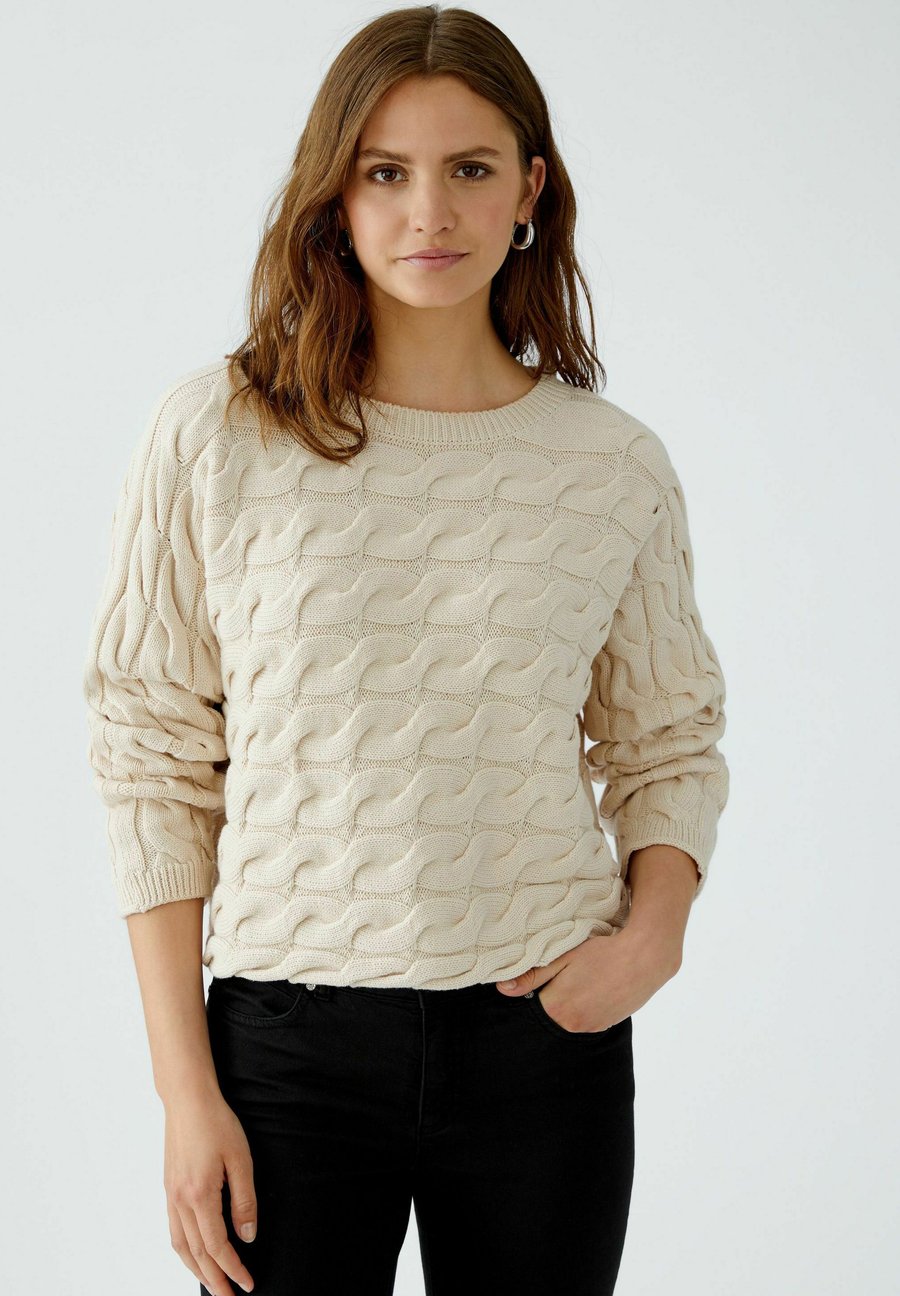 Джемпер Oui SIRAH, Whitecap Gray/Beige
Джемпер Oui SIRAH, Whitecap Gray/Beige