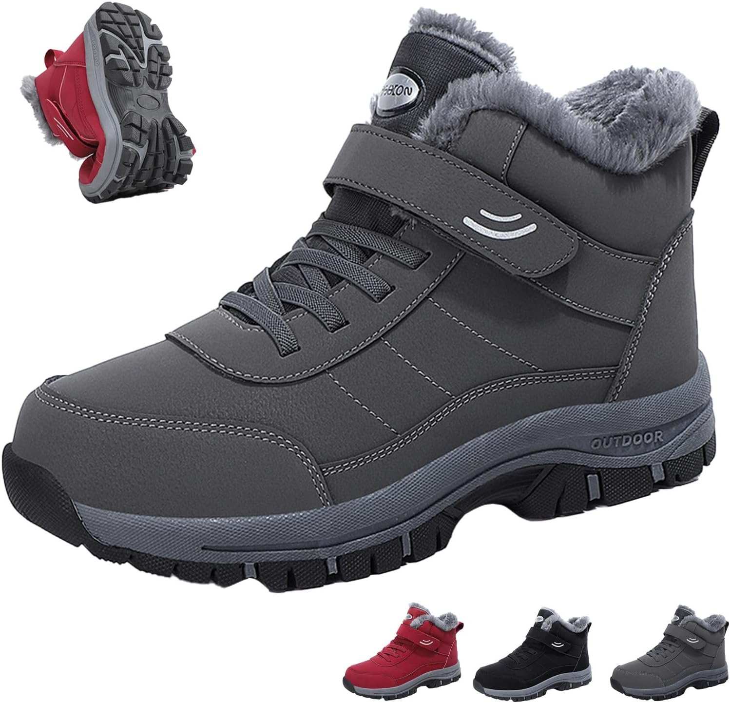 Женские и мужские водонепроницаемые ортопедические теплые зимние ботинки, утепленные, удобные, с противоскользящей подошвой, на меховой подкладке, на платформе, ботильоны Ghtrhsb, серый
Женские и мужские водонепроницаемые ортопедические теплые зимние ботинки, утепленные, удобные, с противоскользящей подошвой, на меховой подкладке, на платформе, ботильоны Ghtrhsb, серый