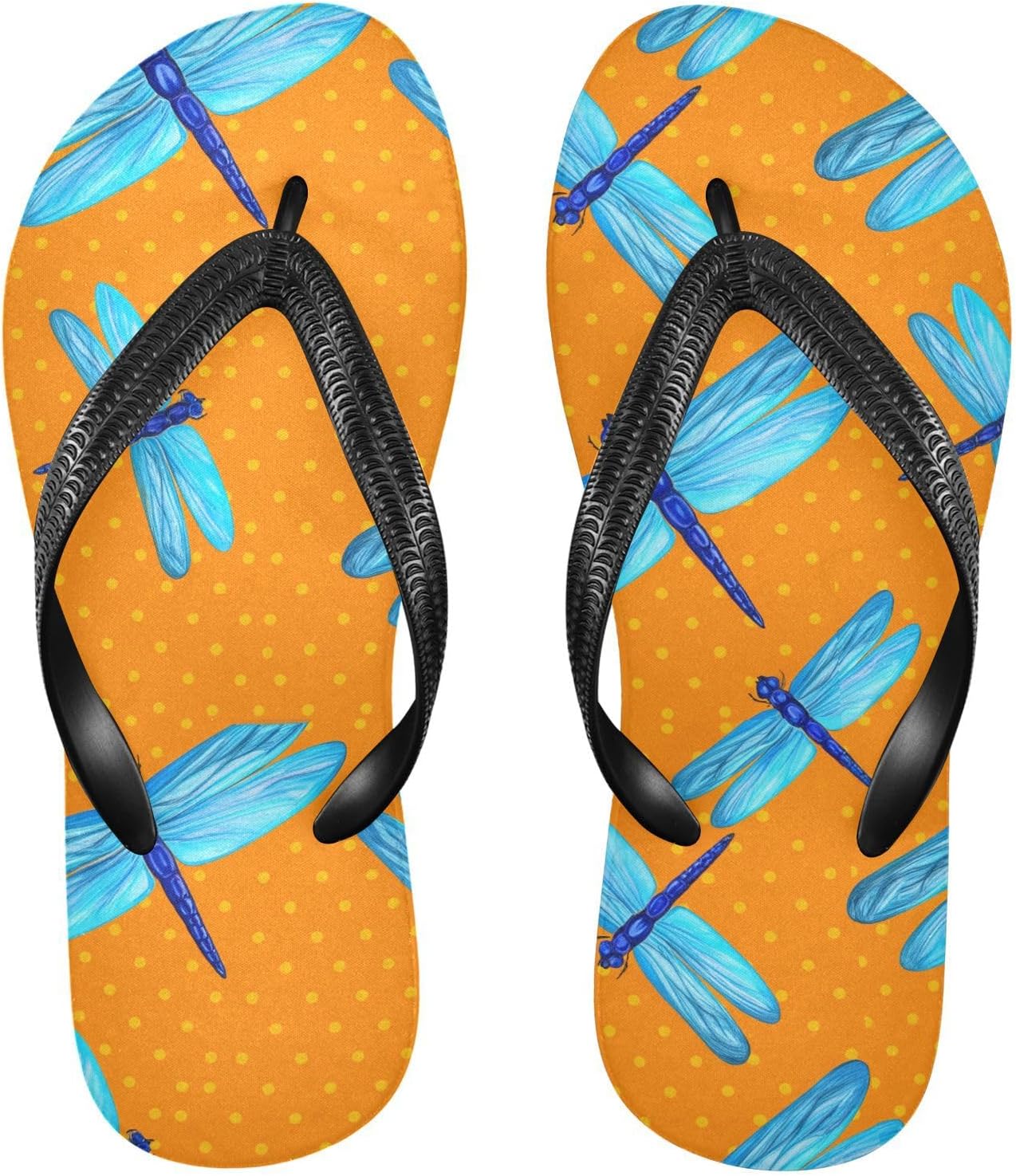 Женские и мужские шлепанцы сандалии с рисунком стрекозы и горошком оранжевого цвета, пляжные резиновые тапочки с нескользящей подошвой для прогулок летом Sinestour
Женские и мужские шлепанцы сандалии с рисунком стрекозы и горошком оранжевого цвета, пляжные резиновые тапочки с нескользящей подошвой для прогулок летом Sinestour