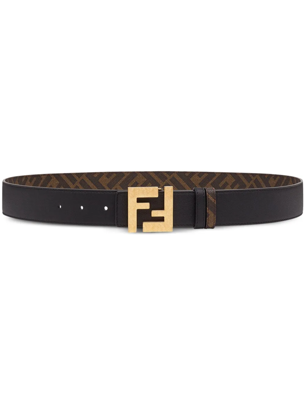 Двусторонний ремень с логотипом FF Fendi, черный
Двусторонний ремень с логотипом FF Fendi, черный