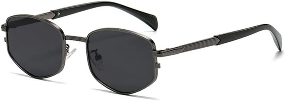 Солнцезащитные очки MUTYNE Vintage Polygon для женщин и мужчин, с заклепками, для вождения, ретро, металлические, роскошные, с защитой от УФ-излучения UV400, Black Grey
Солнцезащитные очки MUTYNE Vintage Polygon для женщин и мужчин, с заклепками, для вождения, ретро, металлические, роскошные, с защитой от УФ-излучения UV400, Black Grey