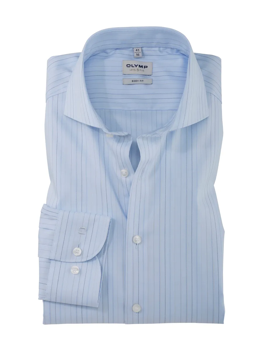 Деловая рубашка OLYMP "Level Five Body Fit" с тонкими полосками, синий
Деловая рубашка OLYMP "Level Five Body Fit" с тонкими полосками, синий