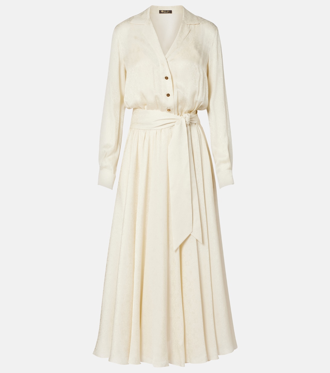 Платье-рубашка из шелка Невис Loro Piana, Creamy Vanilla
Платье-рубашка из шелка Невис Loro Piana, Creamy Vanilla