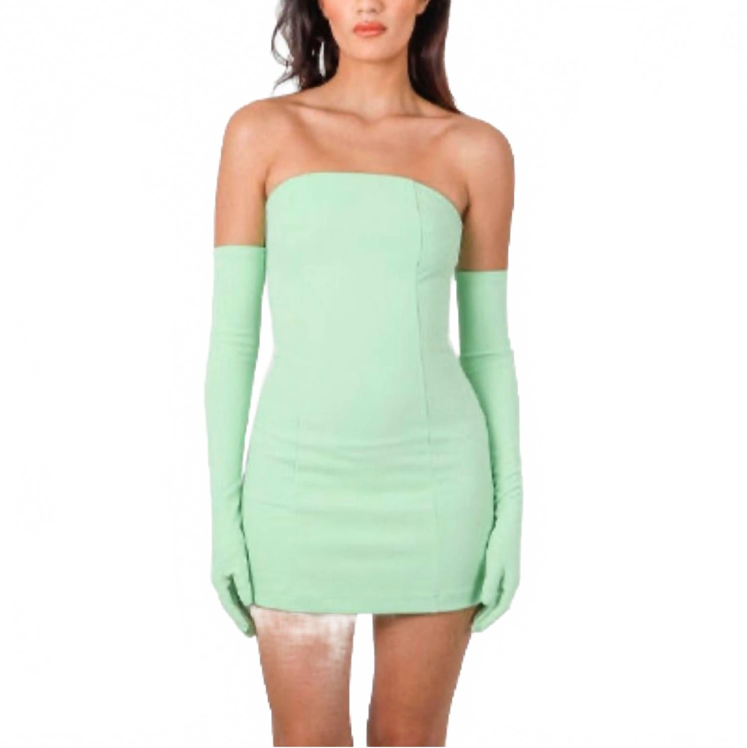 Купидон мини-платье с перчатками до локтя в мятном цвете Miscreants London
Купидон мини-платье с перчатками до локтя в мятном цвете Miscreants London