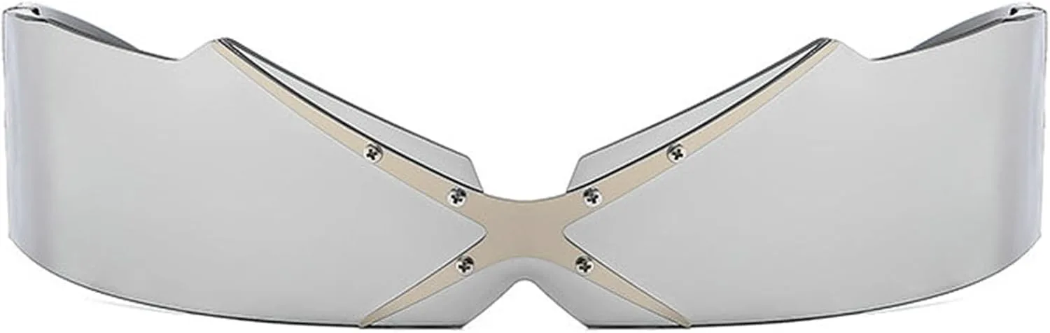 Солнцезащитные очки Willochra Y2K в футуристическом стиле, моноблочные, «Циклоп», без оправы, цельные, в виде маски, для женщин и мужчин, в стиле панк, C2
Солнцезащитные очки Willochra Y2K в футуристическом стиле, моноблочные, «Циклоп», без оправы, цельные, в виде маски, для женщин и мужчин, в стиле панк, C2