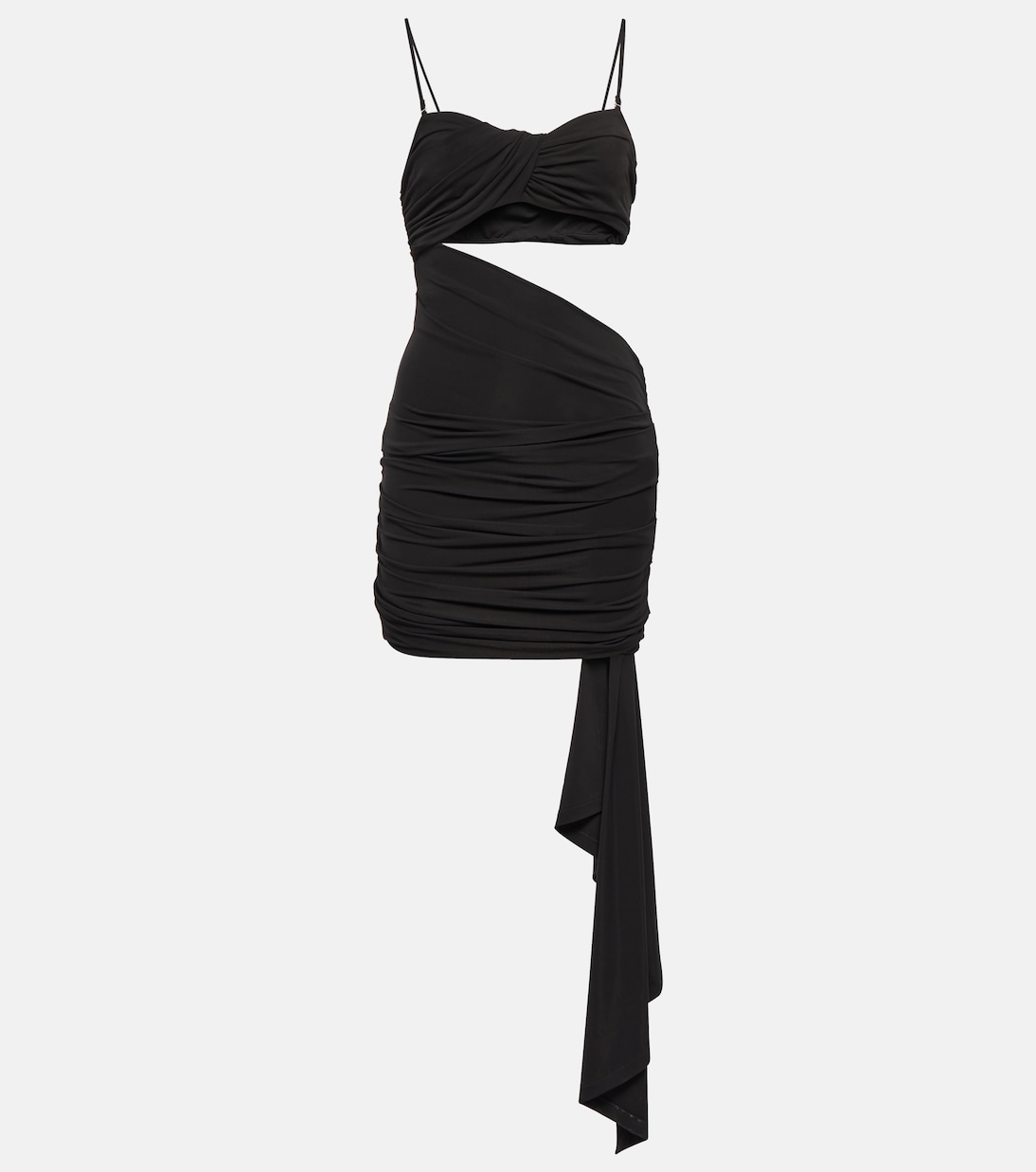 Мини-платье из крепа с вырезом Off-White, черный
Мини-платье из крепа с вырезом Off-White, черный