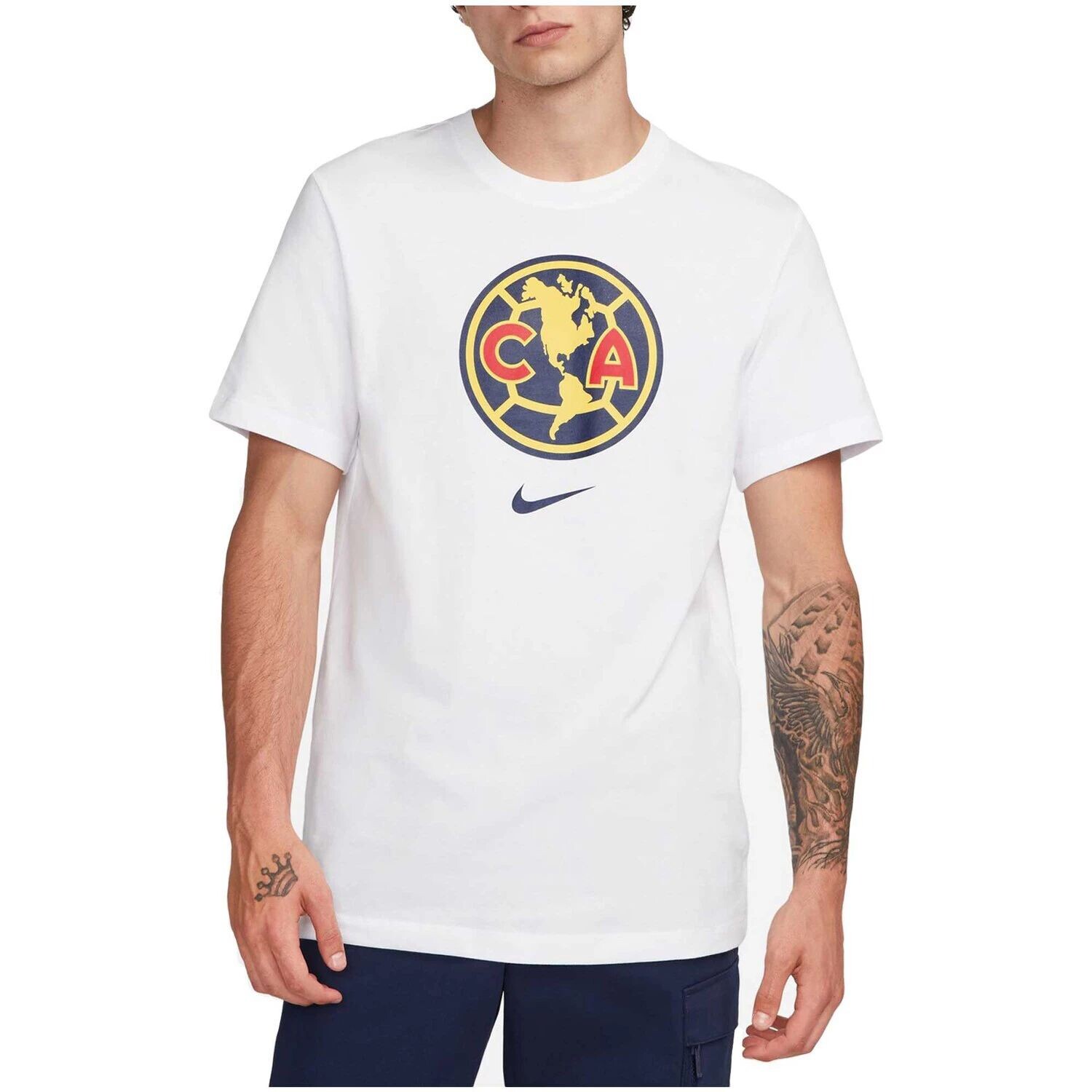 Мужская белая футболка Club America Crest Nike, Белый, Мужская белая футболка Club America Crest Nike
Мужская белая футболка Club America Crest Nike, Белый, Мужская белая футболка Club America Crest Nike