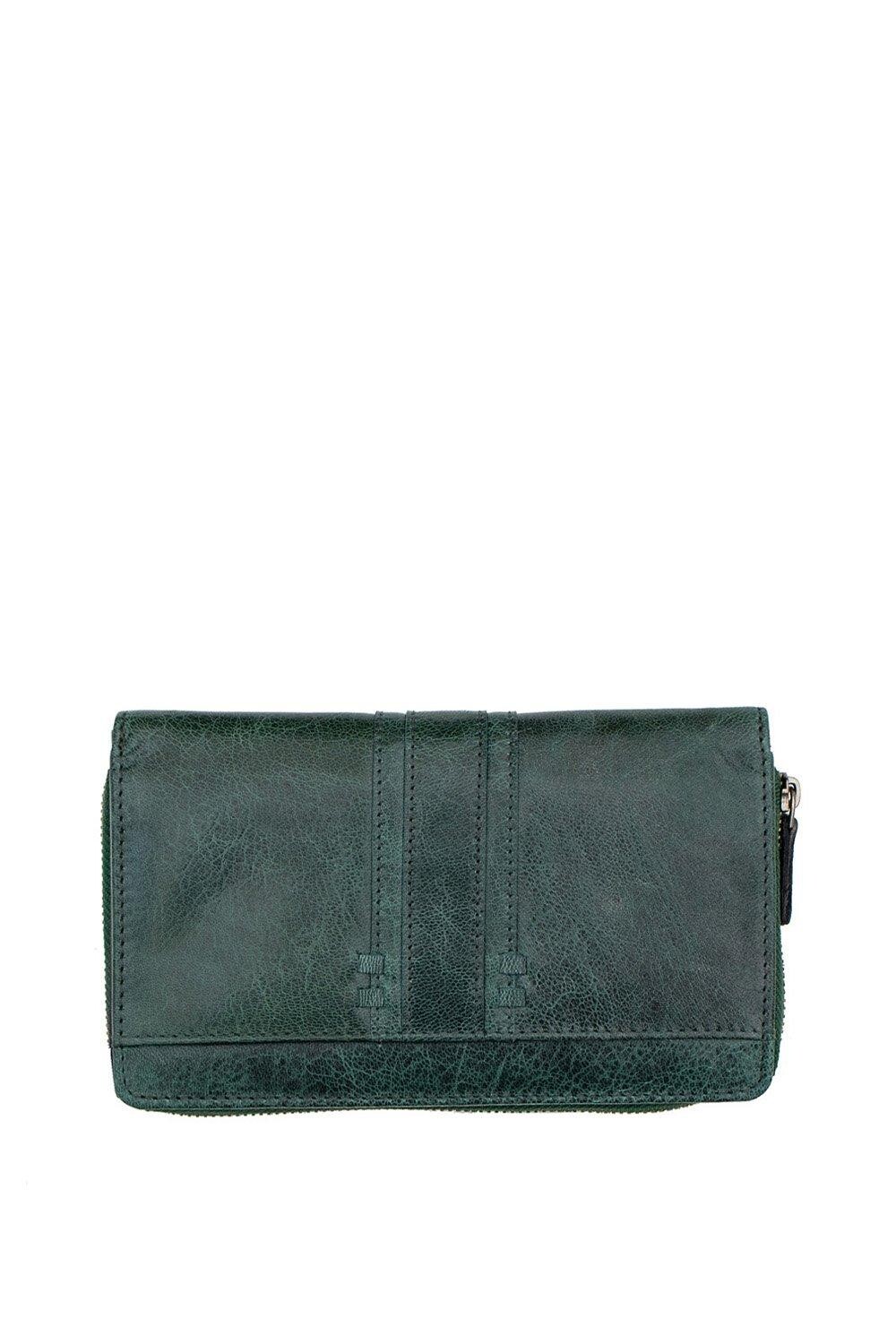 Большой кожаный кошелек двойного сложения Arizona PRIMEHIDE, зеленый
Большой кожаный кошелек двойного сложения Arizona PRIMEHIDE, зеленый