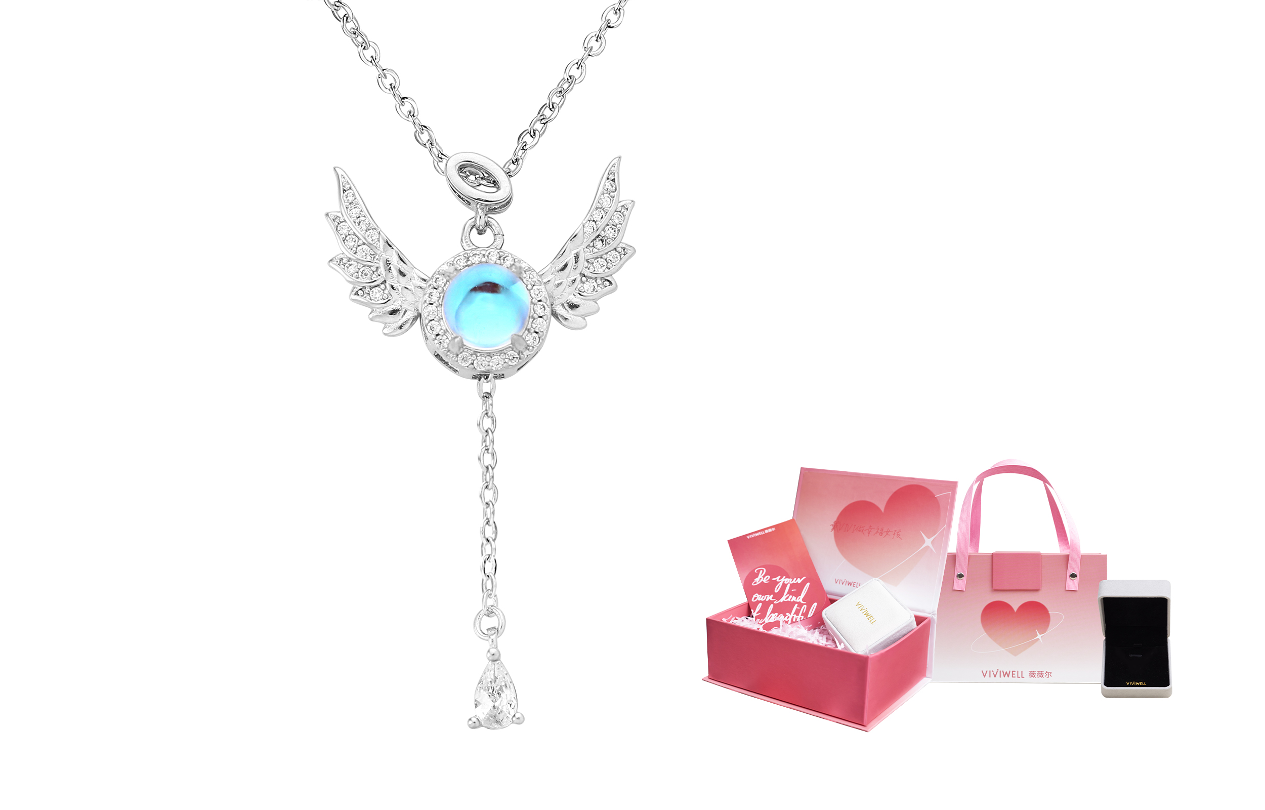 Нишевое дизайнерское ожерелье для женщин VIVIWELL, синий
Нишевое дизайнерское ожерелье для женщин VIVIWELL, синий