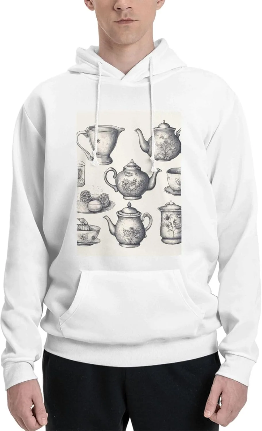 Мужская флисовая толстовка с капюшоном Hand Drawn Teapots and Cups LKWSCGHM
Мужская флисовая толстовка с капюшоном Hand Drawn Teapots and Cups LKWSCGHM