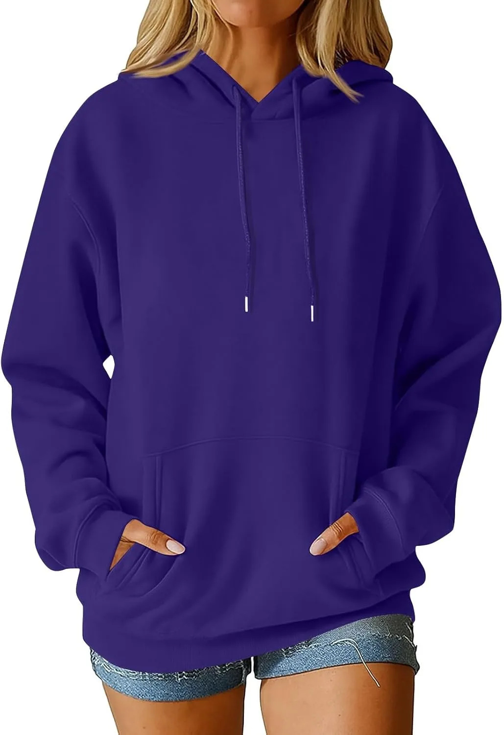 Оверсайз худи с капюшоном на шнурке для женщин, с карманом, легкая
Оверсайз худи с капюшоном на шнурке для женщин, с карманом, легкая