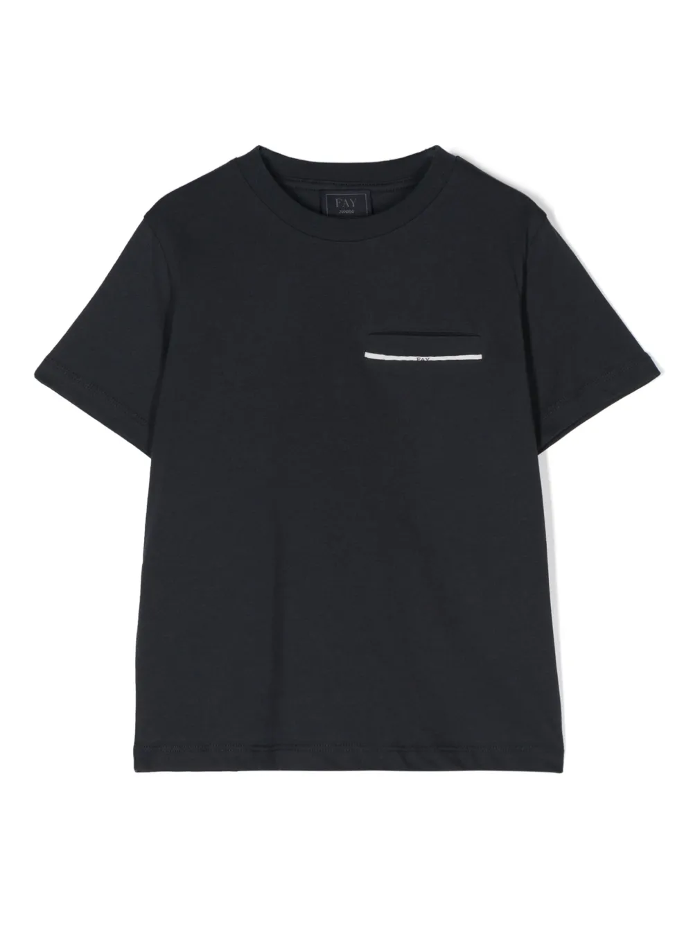 Футболка с вышитым логотипом Fay Kids, синий
Футболка с вышитым логотипом Fay Kids, синий
