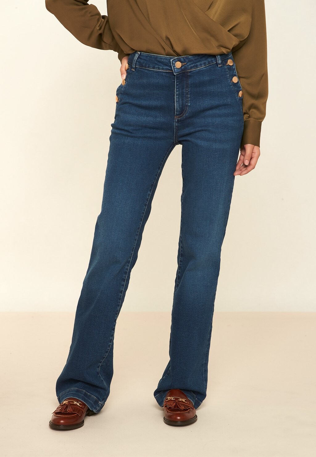 Джинсы Bootcut Maison 123, темно-синий
Джинсы Bootcut Maison 123, темно-синий