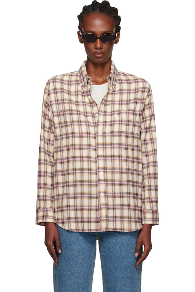 Dunst Бежево-Розовая клетчатая фланелевая рубашка
Dunst Бежево-Розовая клетчатая фланелевая рубашка