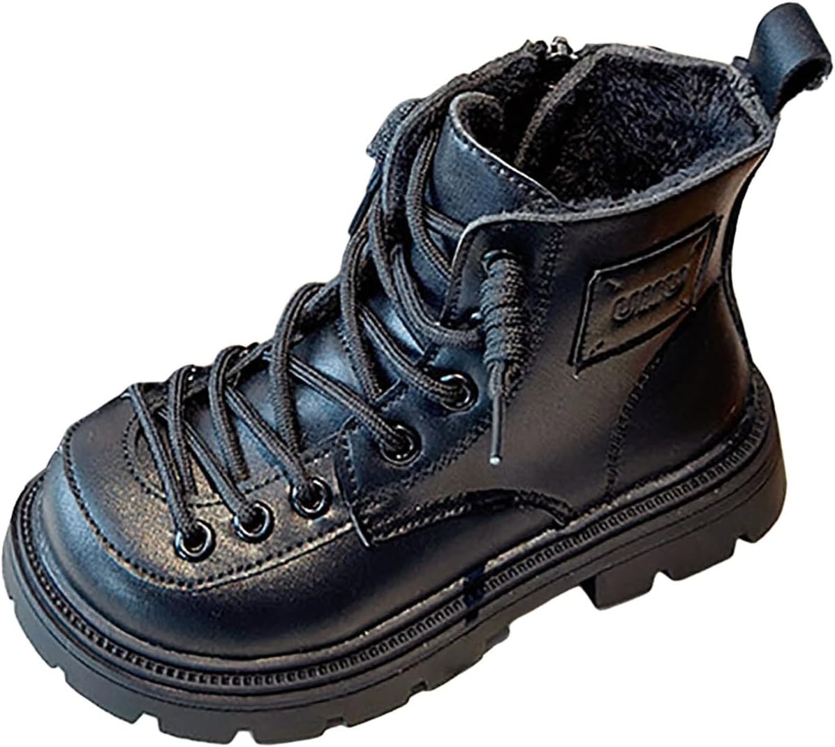 Детские короткие ботинки IWIHMIV для девочек, ботильоны на шнуровке с круглым носком из кожи с молнией для малышей, подходящие для улицы, Black
Детские короткие ботинки IWIHMIV для девочек, ботильоны на шнуровке с круглым носком из кожи с молнией для малышей, подходящие для улицы, Black