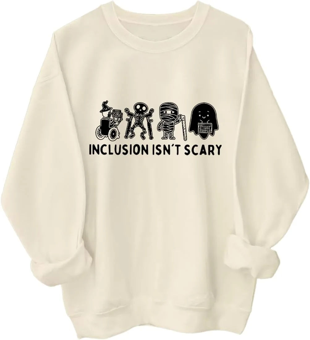 Толстовка с принтом Inclusion Isn't Scary, Halloween Racsea
Толстовка с принтом Inclusion Isn't Scary, Halloween Racsea