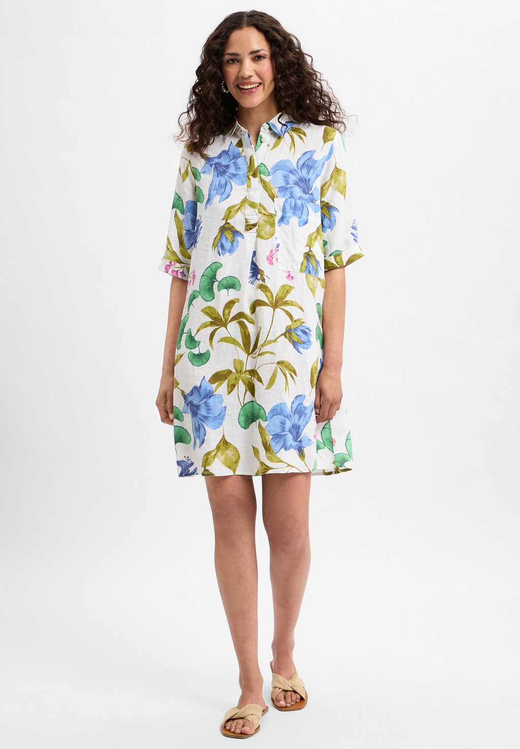 Платье-рубашка Marie Lund, оливковый
Платье-рубашка Marie Lund, оливковый