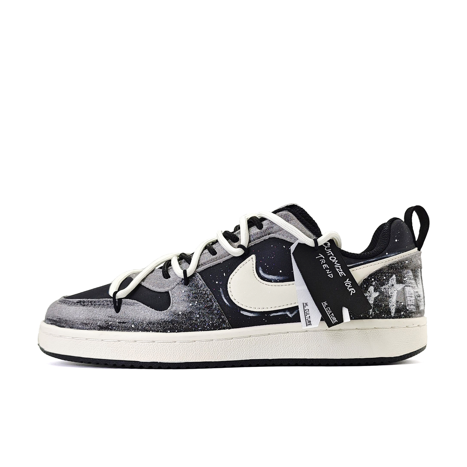 Nike Court Borough Skateboard Shoes Unisex Low top Gray/Black
Nike Court Borough Skateboard Shoes Unisex Low top Gray/Black