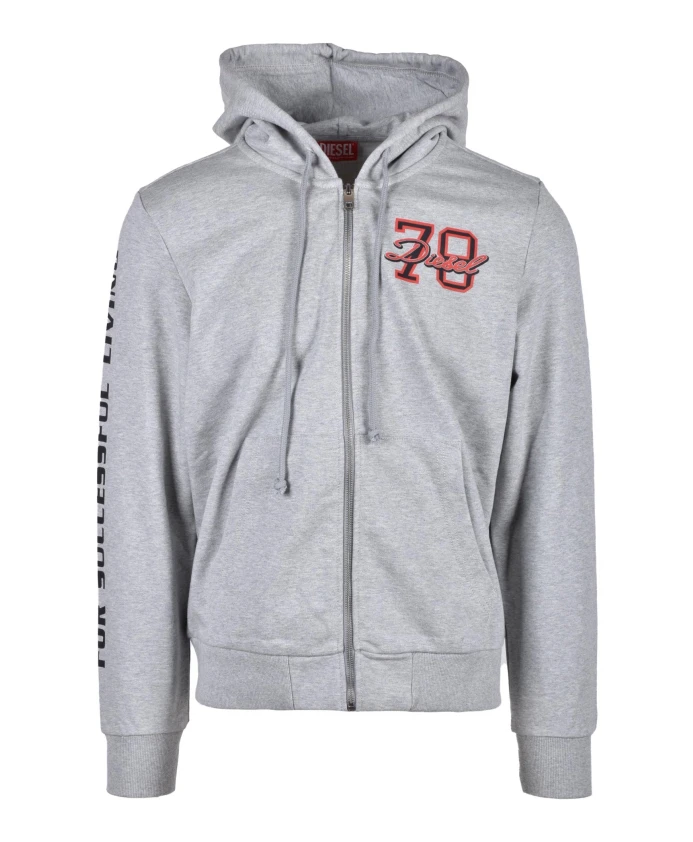 Толстовка на молнии Diesel, серый
Толстовка на молнии Diesel, серый