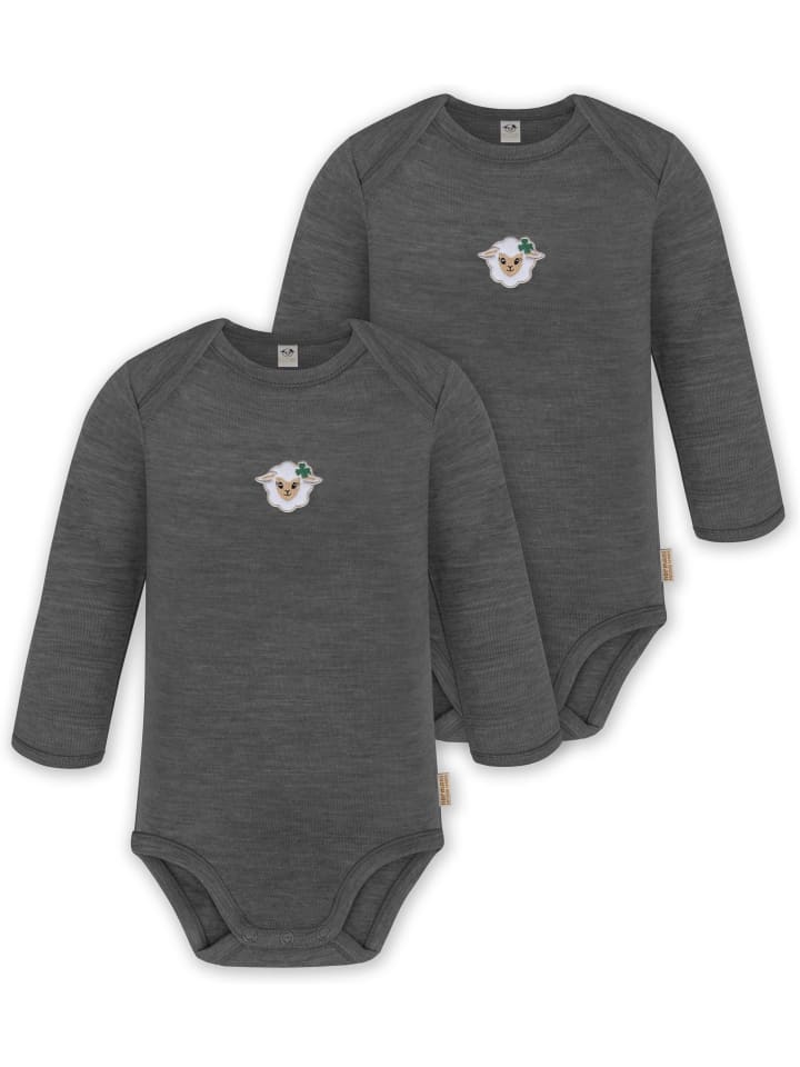 Normani Outdoor Sports Комплект из 2 детских боди с длинными рукавами из мериносовой шерсти, цвет антрацит, Окленд
Normani Outdoor Sports Комплект из 2 детских боди с длинными рукавами из мериносовой шерсти, цвет антрацит, Окленд