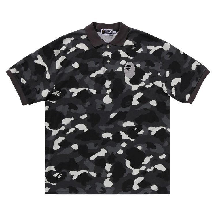 Поло BAPE City Camo Large Ape Head Polo Relaxed Fit, черный 
Поло BAPE City Camo Large Ape Head Polo Relaxed Fit, черный