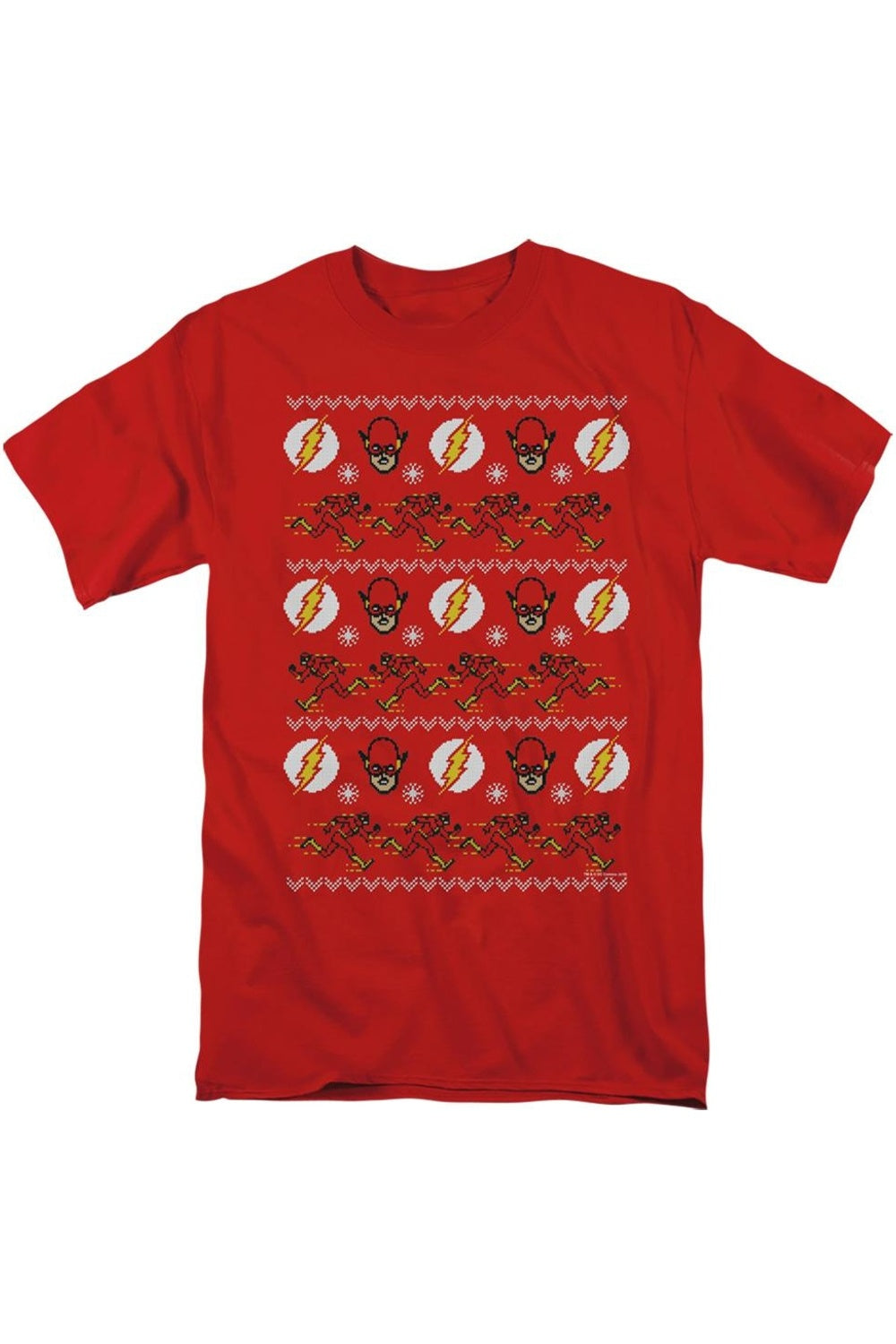 DC Comics Flash The Flash Ugly Christmas свитер короткий рукав взрослая футболка / футболка Gildan, красный
DC Comics Flash The Flash Ugly Christmas свитер короткий рукав взрослая футболка / футболка Gildan, красный