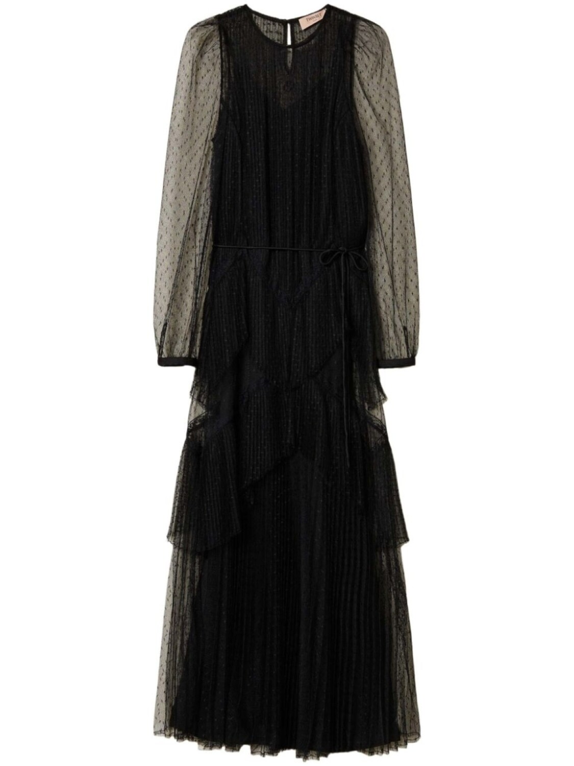 TWINSET платье макси из тюля, черный
TWINSET платье макси из тюля, черный
