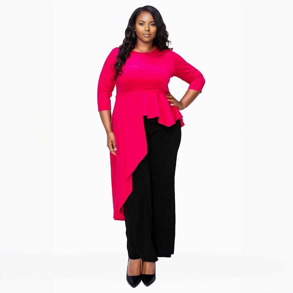 Асимметричный топ Sanctuary с баской больших размеров L I V D, цвет Fuchsia
Асимметричный топ Sanctuary с баской больших размеров L I V D, цвет Fuchsia