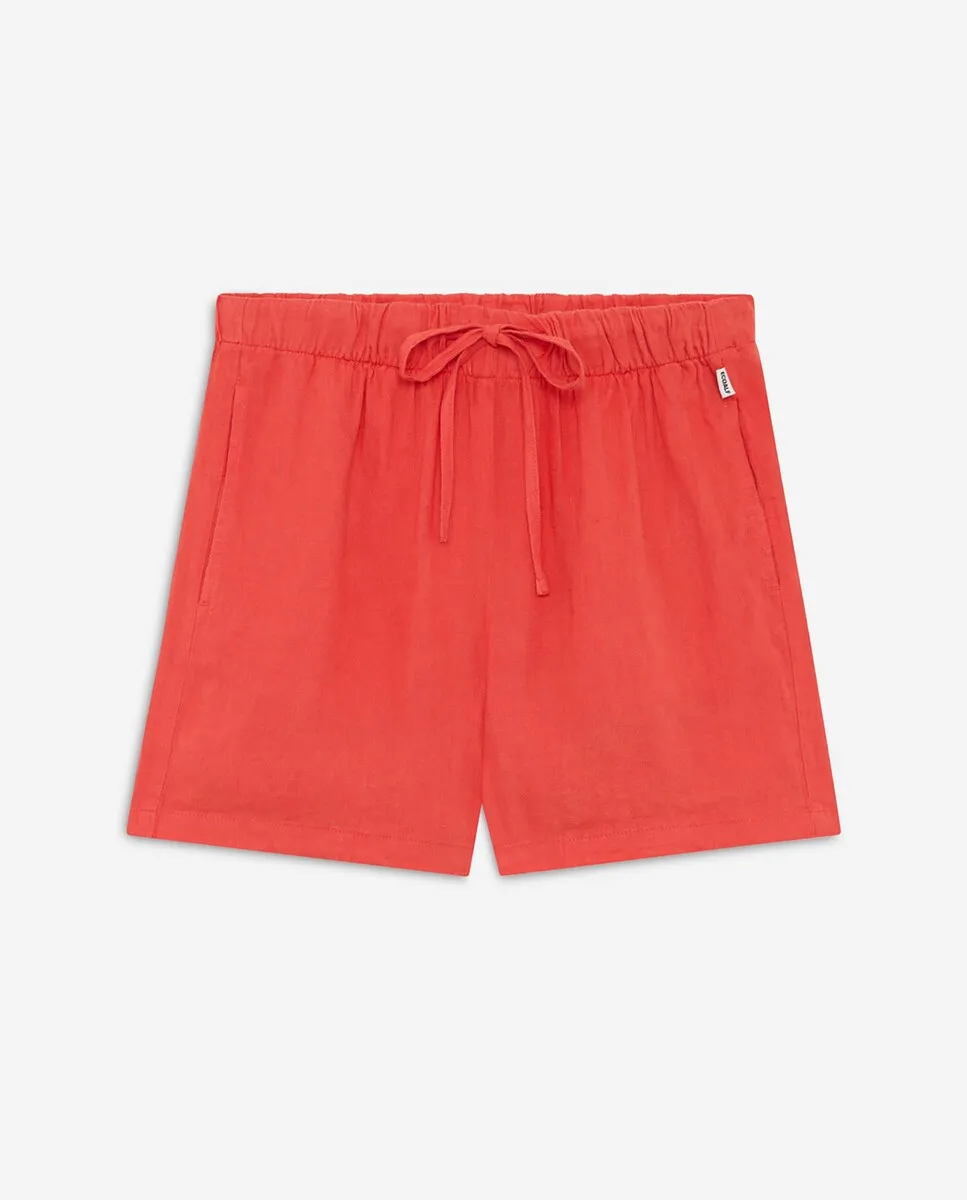 Женские шорты с резинкой на талии и шнурком для регулировки Ecoalf, оранжевый
Женские шорты с резинкой на талии и шнурком для регулировки Ecoalf, оранжевый