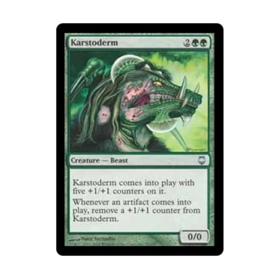 CCG Карстодерм (U), MTG - Darksteel 
CCG Карстодерм (U), MTG - Darksteel