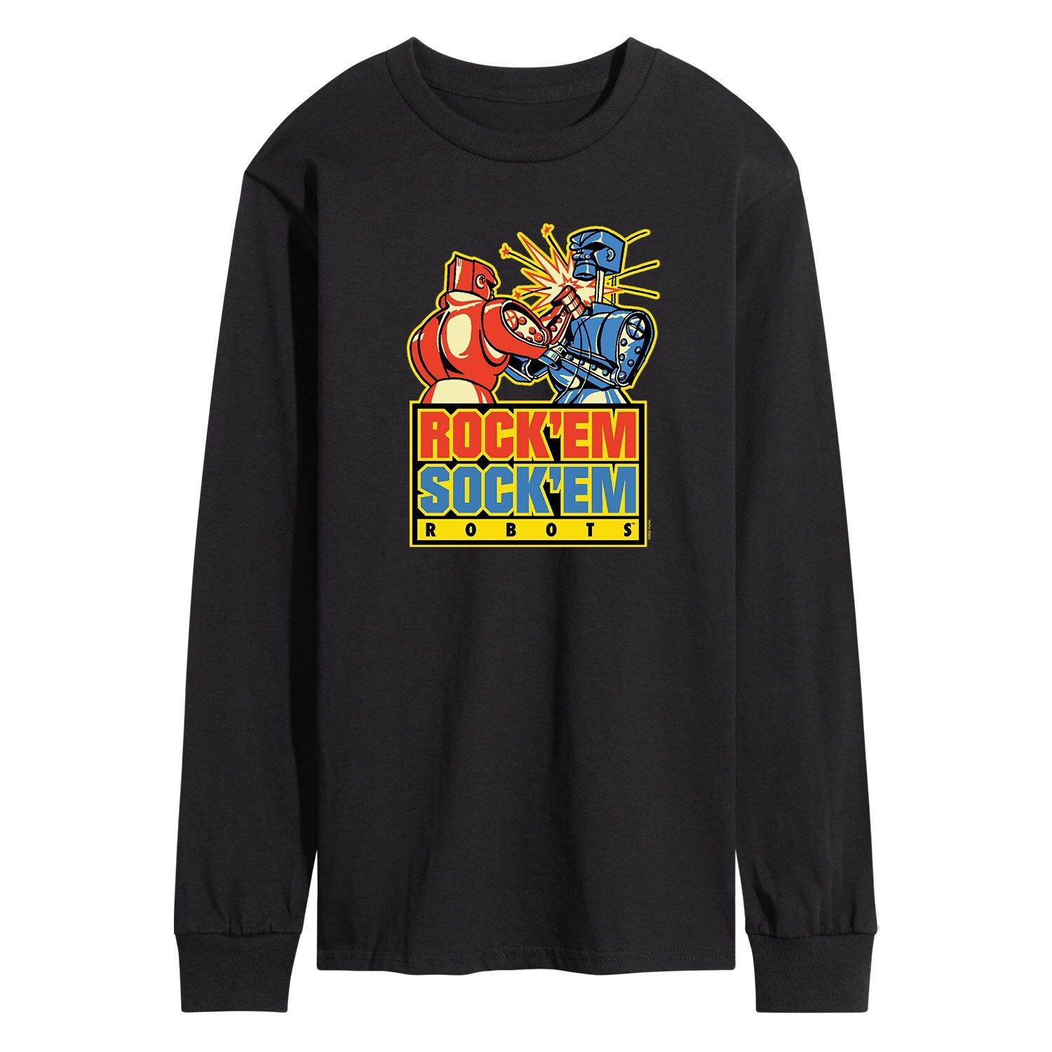 Мужская футболка с логотипом Rock 'Em Sock 'Em Licensed Character
Мужская футболка с логотипом Rock 'Em Sock 'Em Licensed Character